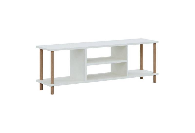 en.casa TV-Schrank Ærøskøbing TV Board 43x120x29cm Weiß von en.casa