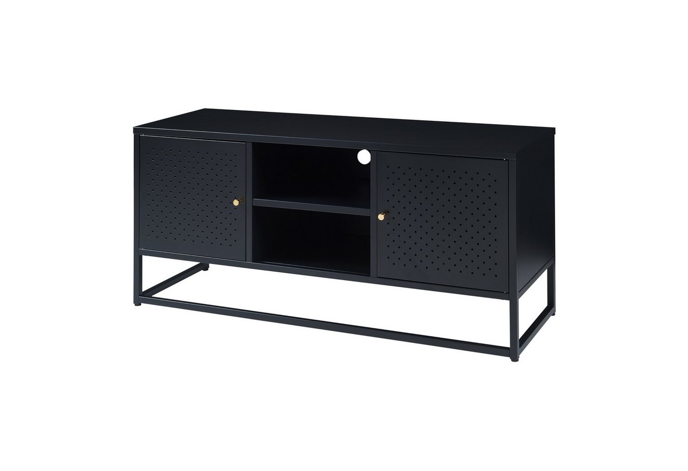 en.casa TV-Schrank »Janakkala« mit 2 Türen Stahl 120 x 40 x 55 cm Schwarz en.casa TV-Schrank »Janakkala« mit 2 Türen Stahl 120 x 40 x 55 cm Schwarz von en.casa
