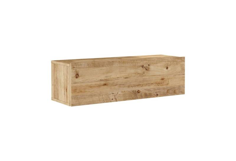 en.casa TV-Schrank »Lapinlahti« 100x31,5x29,5cm Eiche rustikal von en.casa
