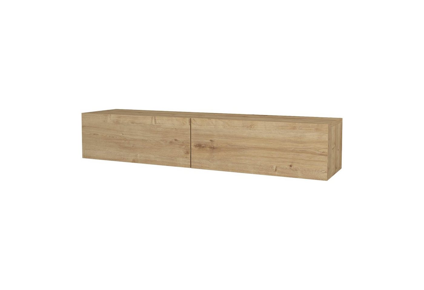 en.casa TV-Schrank »Toivakka« Fernsehschrank 135x31x25cm Eiche-Optik von en.casa