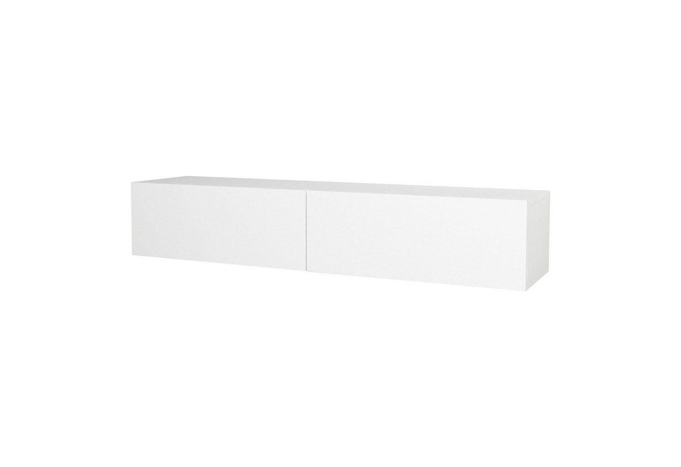 en.casa TV-Schrank »Toivakka« Fernsehschrank 135x31x25cm Weiß von en.casa