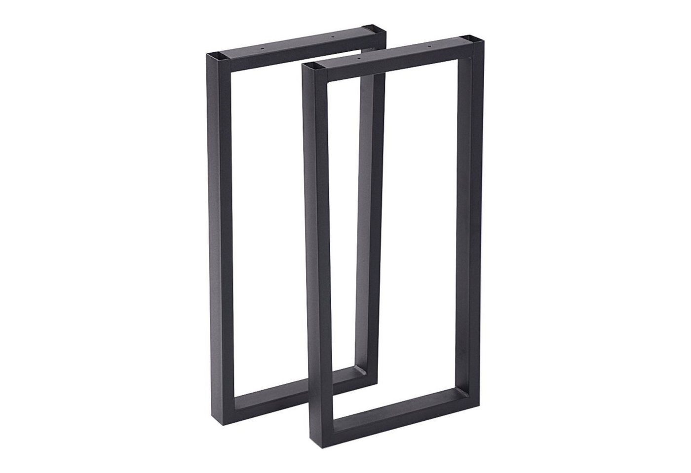 en.casa Tischbein, »Möldrup« Tischkufen 2er Set 56x27cm Stahl Schwarz en.casa Tischbein, »Möldrup« Tischkufen 2er Set 56x27cm Stahl Schwarz von en.casa