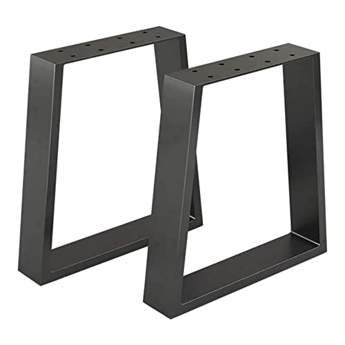 [en.casa] Tischgestell Marstal Tischkufen im 2er Set für Couchtischen Tischbeine 42 x 40 cm Möbelfüße aus Stahl Schwarz von [en.casa]