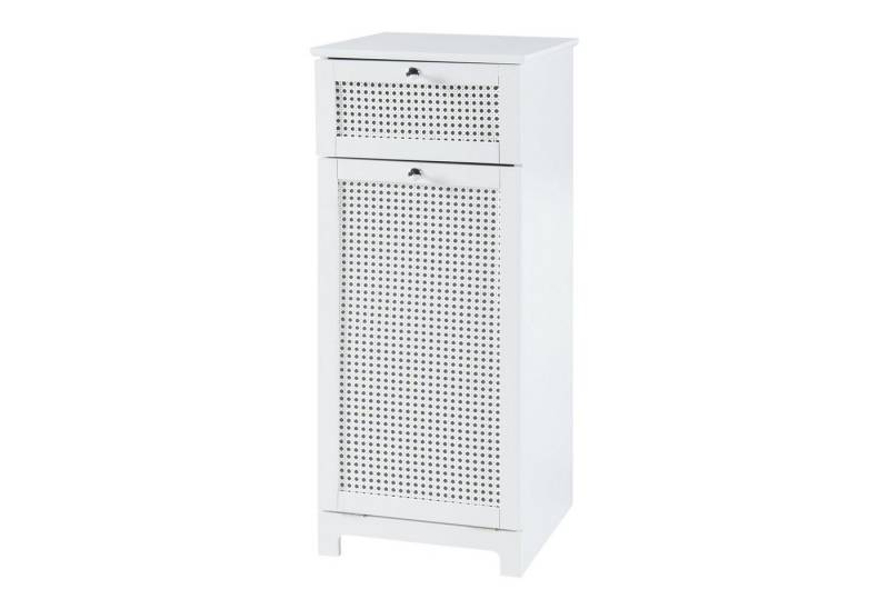en.casa Wäscheschrank »Karlsøy« mit ausklappbarer Wäschetruhe 90x38x40 cm Weiß en.casa Wäscheschrank »Karlsøy« mit ausklappbarer Wäschetruhe 90x38x40 cm Weiß von en.casa