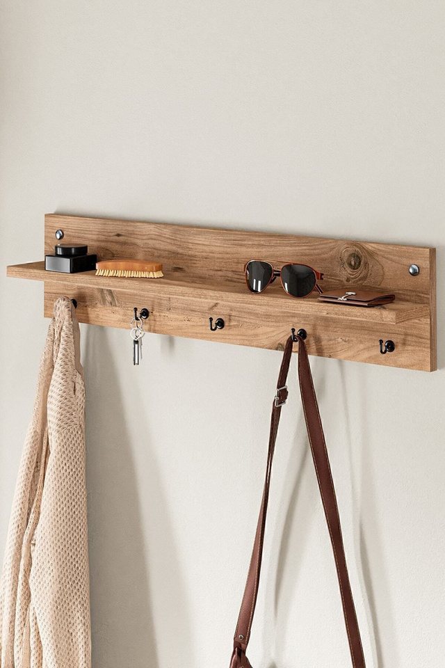 en.casa Wandregal, Moderne Wandgarderobe x cm Spanplatte Braun 89866630 en.casa Wandregal, Moderne Wandgarderobe x cm Spanplatte Braun 89866630 von en.casa