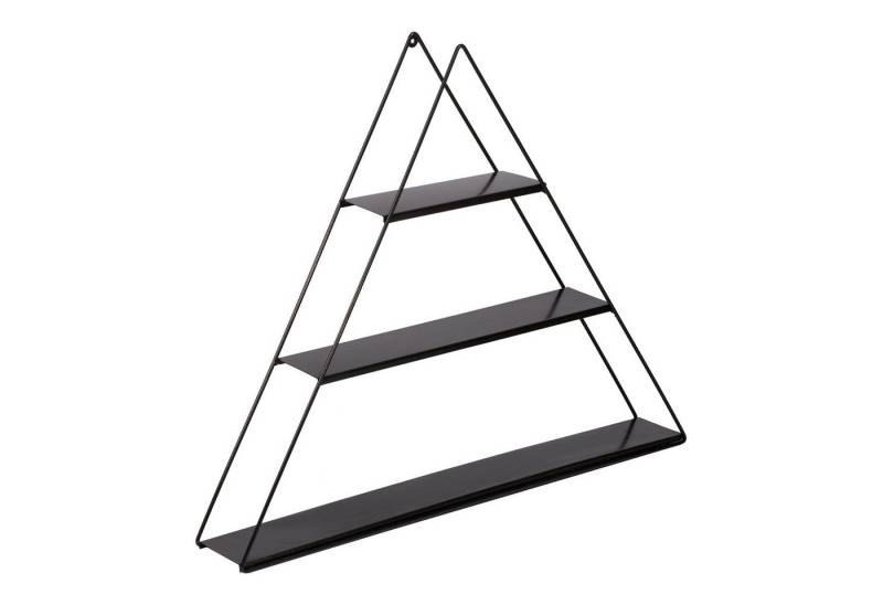 en.casa Wandregal, »Polvijärvi« mit 3 Ablagen 70x9x59 cm Pyramidenförmig Schwarz en.casa Wandregal, »Polvijärvi« mit 3 Ablagen 70x9x59 cm Pyramidenförmig Schwarz von en.casa