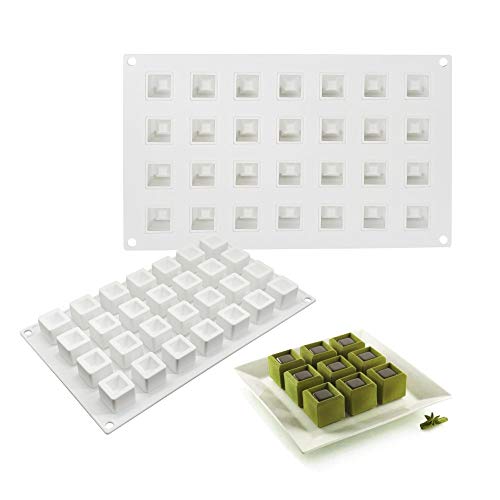 Uenmay Silikonform 3D 3D Kuchenform Handgemachtes Backgeschirr DIY Formen, 28 Löcher Nut Quadrat Uenmay Silikonform 3D 3D Kuchenform Handgemachtes Backgeschirr DIY Formen, 28 Löcher Nut Quadrat von Uenmay