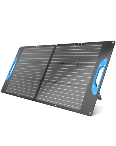 ENERNOVA 100W Solarpanel, Monokristallin Solarpanel IP68 Wasserdichtes, Starres Solarpanel, Gerät, Mfaltbares, Solarladeit MC-4, ideal für Wohnmobil, Balkonkraftwerk, Gartenhäuse, Boot, Trip, Camping von enernova