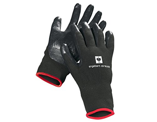 Engelbert Strauss Nitril-Handschuhe Flexible, Farbe:schwarz, Größe:S von veeu