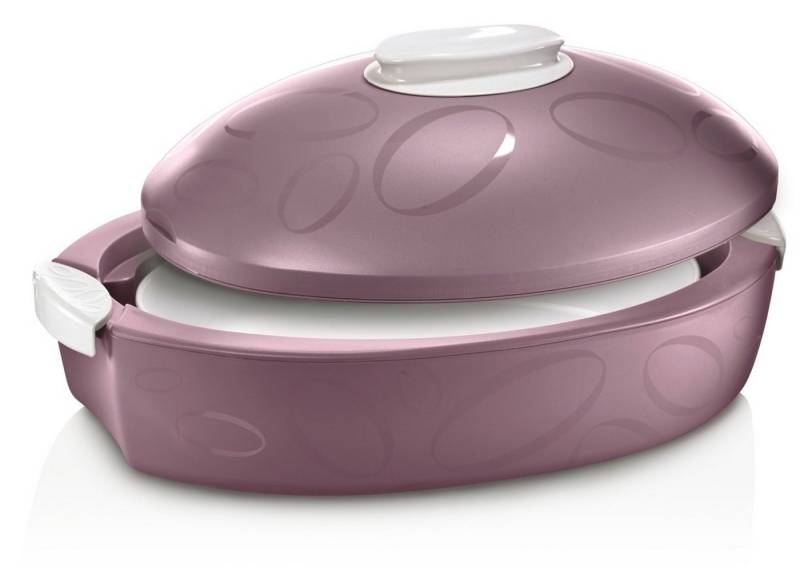 enjoy THE ITALIAN WAY OF LIVING Thermobehälter Thermobehälter Gourmet 3 Liter, (3 Liter), hochwertige Keramikschale von enjoy THE ITALIAN WAY OF LIVING