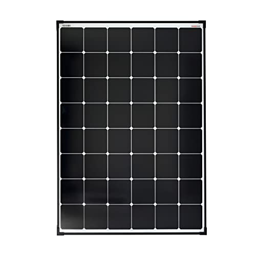 enjoy solar Mono 180W 12/24V Ultra SunPower Back-Contact Solarpanel Solarmodul Photovoltaikmodul mit schwarzen Rahmen und weißem Back- Sheet, ideal für Wohnmobil, Gartenhäuse, Boot von enjoy solar