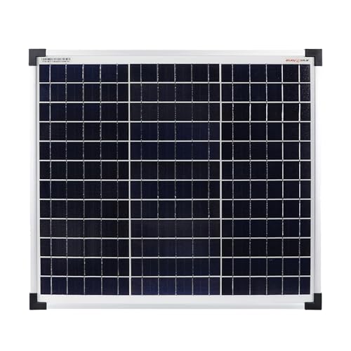 Enjoysolar Poly 30W 12V Polycrystalline Solar Panel Solar Module Photovoltaic Module Ideal for Motorhome, Garden Shed, Boat von enjoy solar