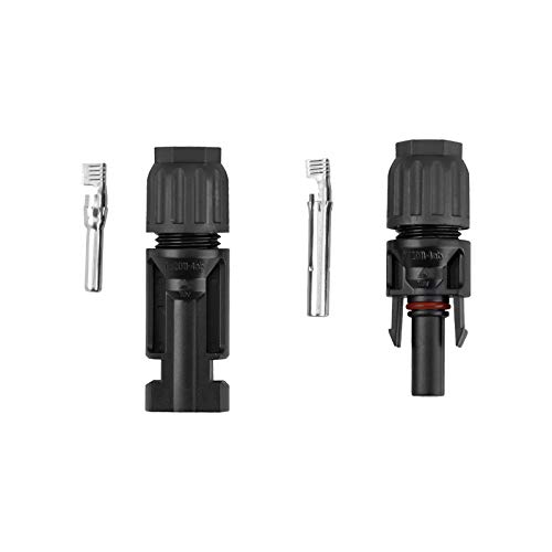 enjoy solar® 1 paar Solarstecker und Buchse für 4-6 mm² Leitungen PV Kabelstecker von enjoy solar