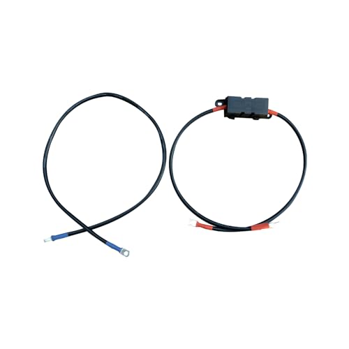 enjoy solar® Batteriekabel mit Hochlastsicherungshalter 1m lang 16mm² (40-60 A), perfekt für den sicheren Anschluss von Ladereglern und Batterien von enjoy solar