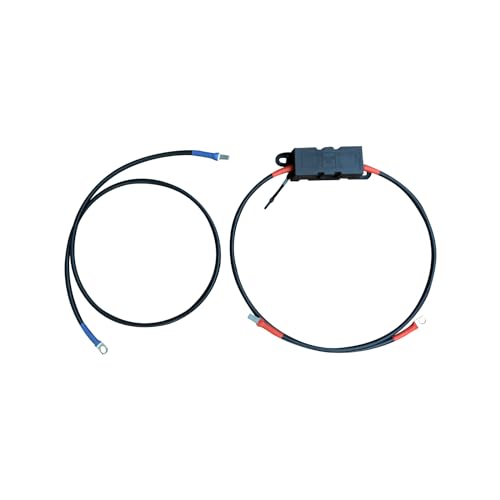 enjoy solar® Batteriekabel mit Hochlastsicherungshalter 1m lang 25mm² (80 A), perfekt für den sicheren Anschluss von Ladereglern und Batterien von enjoy solar