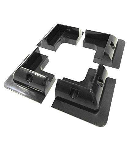 enjoy solar ABS 4 Stück Halteecke Haltespoiler Solarmodulhalterung in Schwarz, ideal für Wohnmobile Caraven Boot enjoy solar ABS 4 Stück Halteecke Haltespoiler Solarmodulhalterung in Schwarz, ideal für Wohnmobile Caraven Boot von enjoy solar