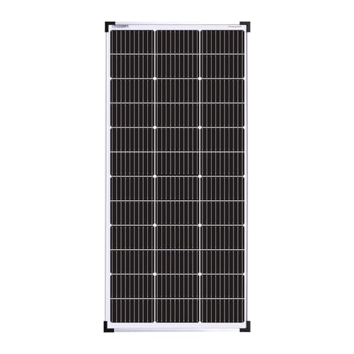 enjoy solar® Mono 130W 12V Monokristallines Solarmodul PERC mit 10 Busbars, ideale Länge 1190mm für Wohnmobil, Balkonanlage, Gartenhäuser, Boot von enjoy solar