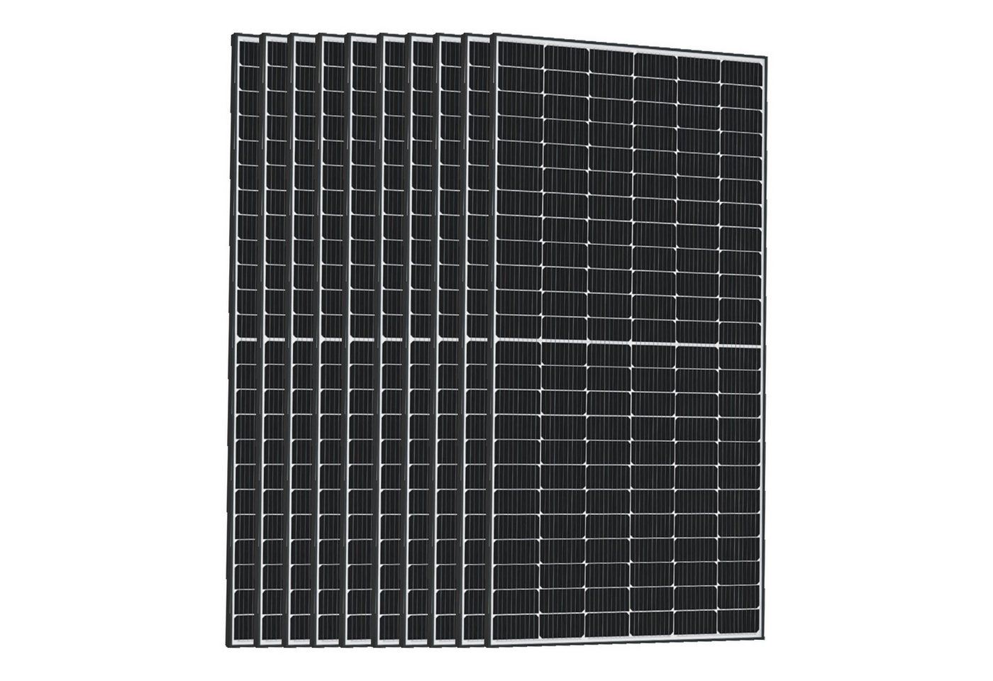 enprovesolar Solaranlage 10x EPP 500 Watt M10 HIEFF Twin Mono Schwarz / Silber Solarmodul von enprovesolar