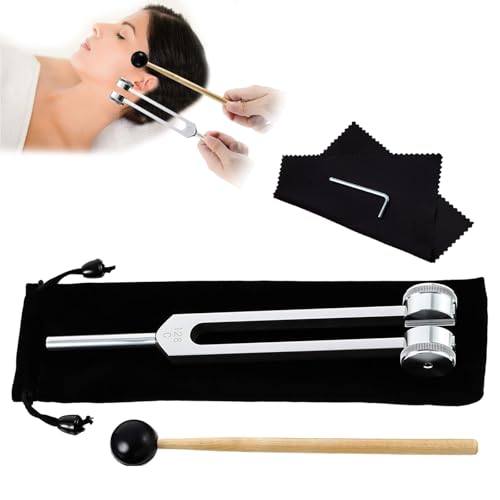 enseak Vimend 128 Hz - Das Heilungsinstrument,hertzheal 128 hz heilinstrument,Hertz heal Gabel,stimmgabel,128 Hz Heilungsgerät Stimmgabel,stimmgabeln Zur Heilung,heilende Stimmgabel Mit Klöppel von enseak