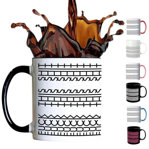 fuck this shit tasse,fuck this shit mug,11oz Coffee Mug with Hidden Message,tasse fuck this shit,fck this sht hidden message coffee mug,Funny Ceramic Gift for Coffee Lovers (B) von enseak
