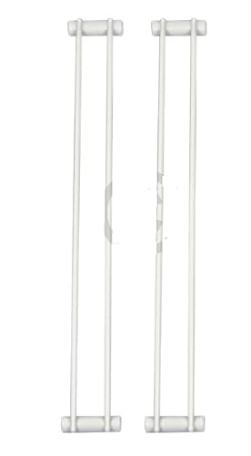 ensipart Abstellboden Zusatzgitter für KühlGefrierkombination 4cm breit 2 Stück kompatible Erweiterung zu 10024157 von ensipart