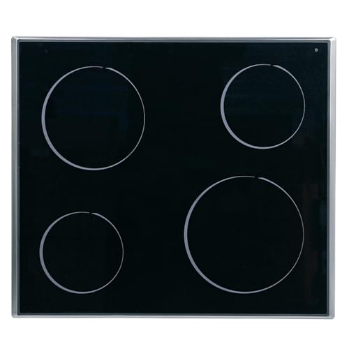 ensipart Ersatzglas für Kochfeld kompatibel mit Whirlpool 481244039792 Glaskeramikplatte für Kochfeld Herd kompatibel mit Indesit C00459378 von ensipart