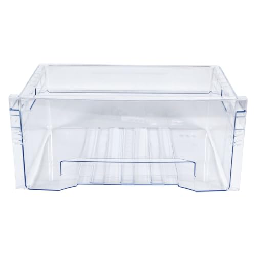 ensipart Gemüseschublade für Kühlschrank kompatibel mit gorenje 449182 Gemüseschale kompatibel mit smeg 761170448 transparentes Gemüsefach in KühlGefrierKombination von ensipart