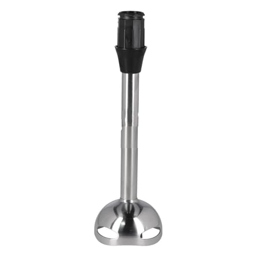 ensipart Mixfuß für Stabmixer kompatibel mit Siemens 12033217 Edelstahl-Mixfuß mit schwarzer Aufnahme kompatibel mit BOSCH 00657259 Pürierstab mit Messer von ensipart