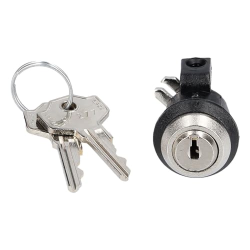 ensipart Schloss für Kühlschrank kompatibel mit/Ersatz wie Liebherr 7041591 Kühlschrankschloss mit 2 Schlüsseln von ensipart
