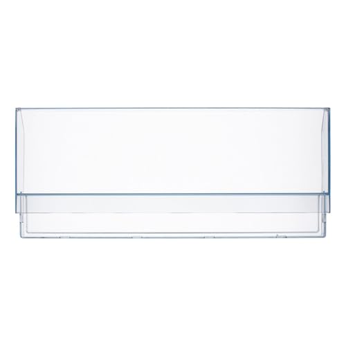 ensipart Schubladenblende für Kühlteil in KühlGefrierKombination kompatibel mit gorenje 408007 transparente Frontabdeckung von ensipart