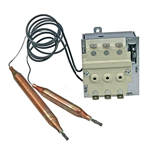 ensipart Thermostat kompatibel mit EGO 55.60019.240 ensipart kompatibel/Ersatz wie STIEBEL ELTRON 156291 Thermostat bis 180°C STB für Heißwassergerät Wandspeicher von ensipart