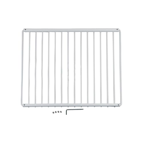 ensipart Universeller Ablagerost oder Abstellboden für Kühlschrank ausziehbar von 38 auf 64 cm erweiterbar duch Zusatzgitter 10024159 von ensipart