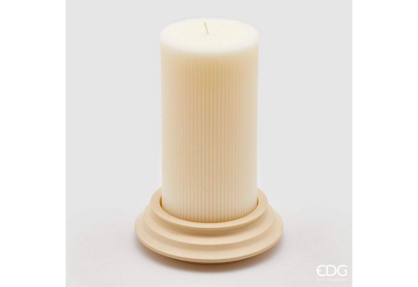 enzo de gasperi Kerzenständer Kerze antike Säule auf Keramiksockel in 3 Farben Höhe 21 cm Ø 10 cm, Vanilleduft, antikes Design enzo de gasperi Kerzenständer Kerze antike Säule auf Keramiksockel in 3 Farben Höhe 21 cm Ø 10 cm, Vanilleduft, antikes Design von enzo de gasperi