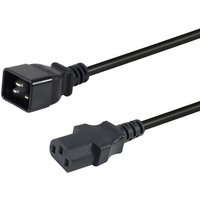 Equip - 112140 Kabel de Übertragung Schwarz 1,8 m iec C20 iec C13 von equip