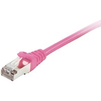 Equip 605582 RJ45 Netzwerkkabel, Patchkabel CAT 6 S/FTP 3.00 m Pink vergoldete Steckkontakte 1 St. von equip