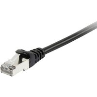 Equip - 605598 RJ45 Netzwerkkabel, Patchkabel cat 6 s/ftp 15.00 m Schwarz vergoldete Steckkontakte 1 s von equip