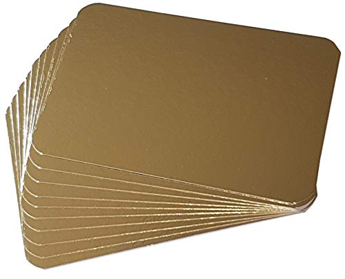100x Lachsbretter 100 x 200 mm gold/silber Lachs Trays zum einvakuumieren von equipster