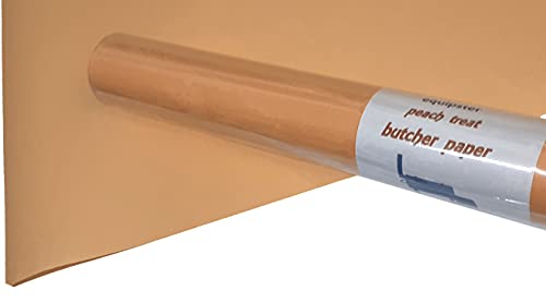 equipster Butcher Paper Kraftpapier Metzgerpapier Peach Pfirsich Papier für BBQ Smoker Fisch Fleisch Wurst 380 mm x 20m von equipster