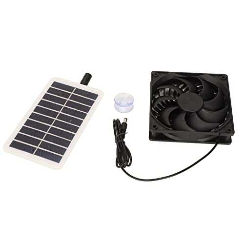 Abgabventilator für Solarstrompanel, 3W 5V Solar angetriebene Luftauszug Energieeinsparung Tragbarer Mini -Beatmungsgerät für Pet House Gewächshaus Camping Abgabventilator für Solarstrompanel, 3W 5V Solar angetriebene Luftauszug Energieeinsparung Tragbarer Mini -Beatmungsgerät für Pet House Gewächshaus Camping von equlup