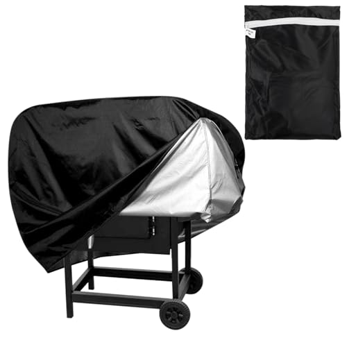 BBQ -Abdeckung, PVC wasserdichtes BBQ -Abdeckungsabdeckung Regenfisch -Schutz Grill Wrap Garten Barbecue Schutz Grillzubehör mit Tragetasche für universelle Verwendung von equlup