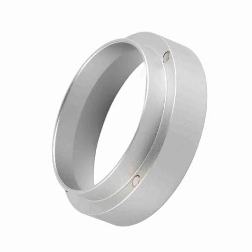 Coffee Dosing Ring, 58mm Aluminum Universal CoffeeDosing Ring EspressoDosing Funnel Replacement Coffee Maker Accessory for CoffeeMachine (Silber) von equlup