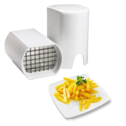 French Fry Cutter, Cutter Potato Dicer Food Schnell Gemüse Dicer Pommes Multifunktional Tomatenkartoffel -Werkzeug Obst Slicer für Küchenhaus Ei von equlup