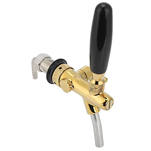G5/8 -Gewinde Bierhahn, verstellbarer Edelstahl Langes Schaftfässer Fass Flow Control Fass Wasserhahn Fass Bier Wasserhahn für Homebrewing Bar Restaurants von equlup