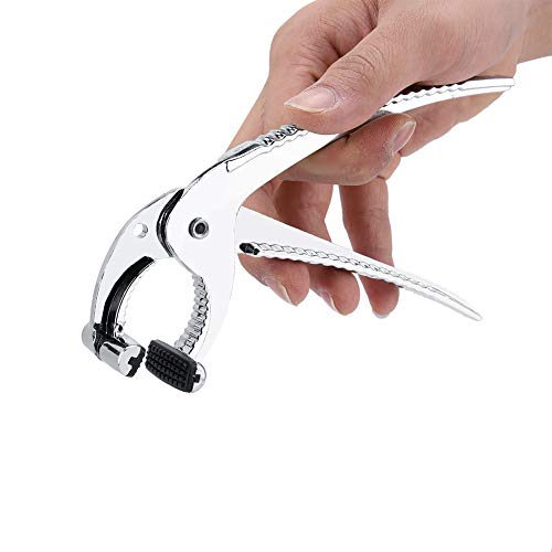 Hot Pot Clip, Plate Gripper Zinc Alloy Oven Clip Pliers Grip Grabber Hot Pot Lifter Clamp Bowl Plate Baking Tray Pan Dish for Microwave Toaster Oven Steamer von equlup