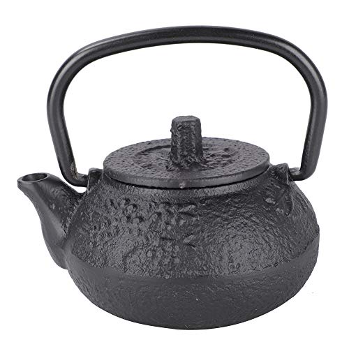 Mini -Eisenkessel, 50 ml Nachahmung japanischer Teekannen schwarzer Kocher Teekannen mit Infuserhausationen für Zuhause von equlup