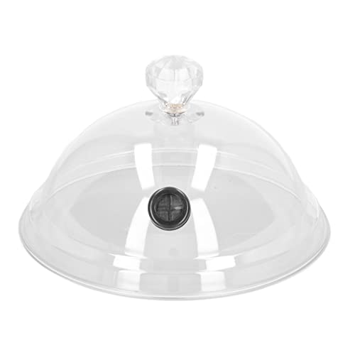 Raucher -Cloche -Abdeckung, Küche Kochen Rauch Acrylhaube 16x10 cm/6.30x3.94in Cocktail Rauch Infuser Cloche Deckel für Raucher -Sprühteller Schalen Schalen von equlup