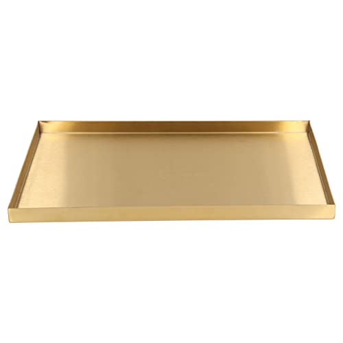 Rechteckspeichertablett, Moderne Edelstahl -Metallplatten -Servierschale 30.2x20.2x1.5 cm/11.9x8.0x0.6in Kosmetikschmuck Display Halter für Wohnzimmer Badezimmer Rechteckspeichertablett, Moderne Edelstahl -Metallplatten -Servierschale 30.2x20.2x1.5 cm/11.9x8.0x0.6in Kosmetikschmuck Display Halter für Wohnzimmer Badezimmer von equlup