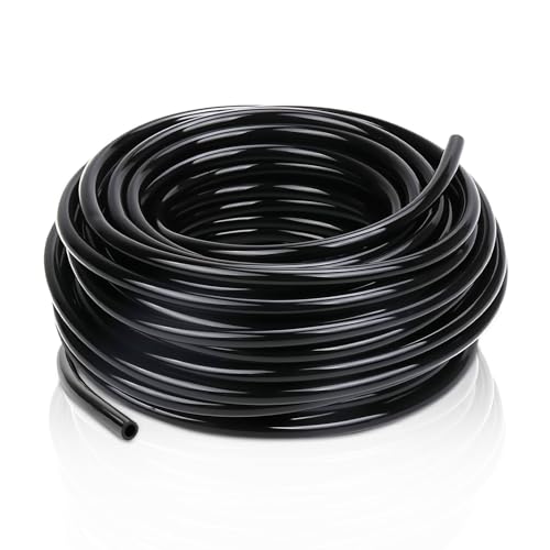 Tropfrohr, 20 m Gartenbewässerung Tropfrohr 3/5mm Mikroschlauch Leitung Tropfsystem Hg Wasserdistributionsverteilungsschlauch für Gartenbewässerungssysteme von equlup