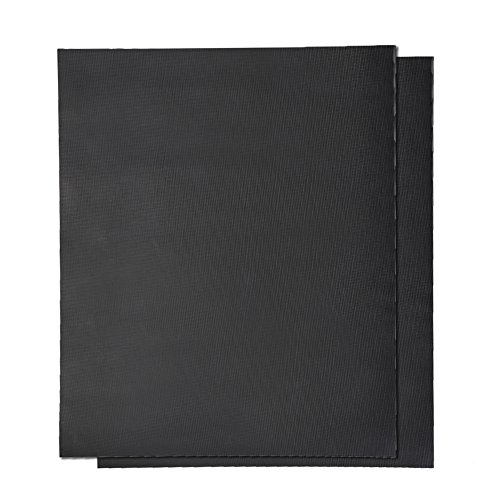 equlup 2PCS Grill matten, Anti-Stick-Grill Matte 40x3cm/15,75x12,99 in Wieder verwendbaren Koch-Back-Liner für Picknick im Freien von equlup
