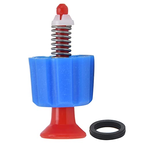 equlup Druckentlastungsventil, 5 cm/2in PP Automatisch explosionssicheres Pumpen Drucksprühfreisetzungsventil Zubehör für 3L 5L 8L Rucksack Sprühgerät Garten Rasen (Rotblau) von equlup